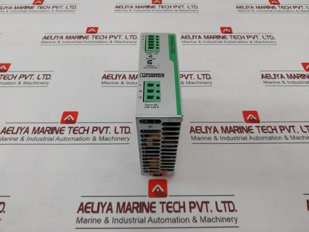 Phoenix Contact Trio-ps/1Ac/24Dc/5 Power Supply 2866310 24V Dc 5A Din Rail