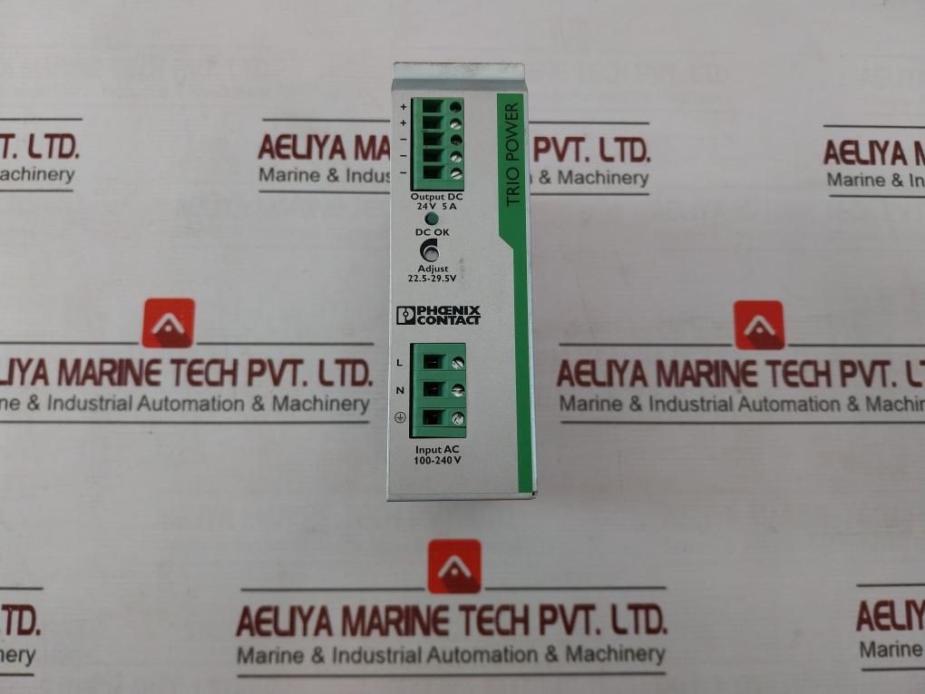 Phoenix Contact Trio-ps/1Ac/24Dc/5 Power Supply 2866310 24V Dc 5A Din Rail