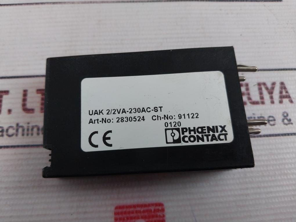 Phoenix Contact Uak 2/2Va-230Ac-st Surge Protection Plug 230V