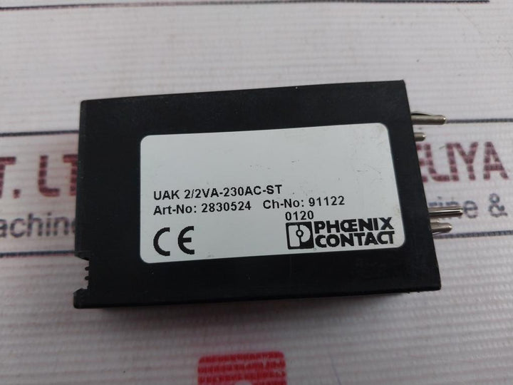 Phoenix Contact Uak 2/2Va-230Ac-st Surge Protection Plug 230V