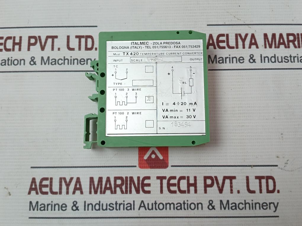 Phoenix Contact Uegm Temperature Current Converter 30V