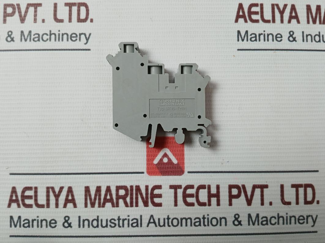 Phoenix Contact Uk 10-twin Feed-through Terminal Block 800V