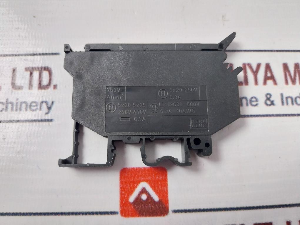 Lot of 2X Phoenix Contact Uk5-hesi Fuse modular terminal block