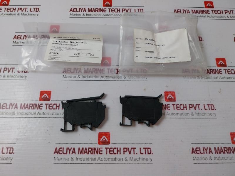 Lot of 2X Phoenix Contact UK5-HESI Terminal Fuse Holder 800V 6.3A IEC 60947-7-3