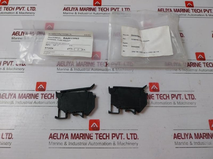 Lot of 2X PHOENIX CONTACT UK5-HESI Terminal Fuse Holder 800V 6.3A IEC 60947-7-3