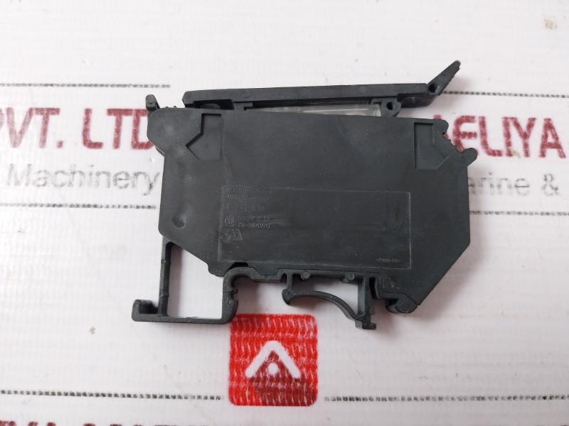 Lot of 2X Phoenix Contact UK5-HESI Terminal Fuse Holder 800V 6.3A IEC 60947-7-3