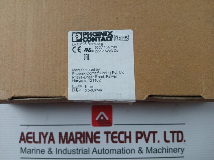 Phoenix Contact Disconnect Terminal Block Uk 5-mtk-p/P Bu (1 Box = 50 Pcs)
