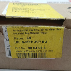Phoenix Contact Uk 5-mtk-p/P Bu