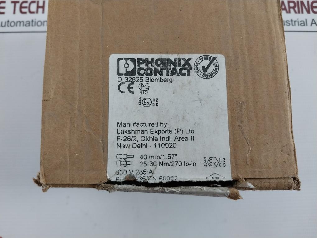 Phoenix Contact Ukh 150 High Current Terminal Block 3010110 1000V 150Mm2