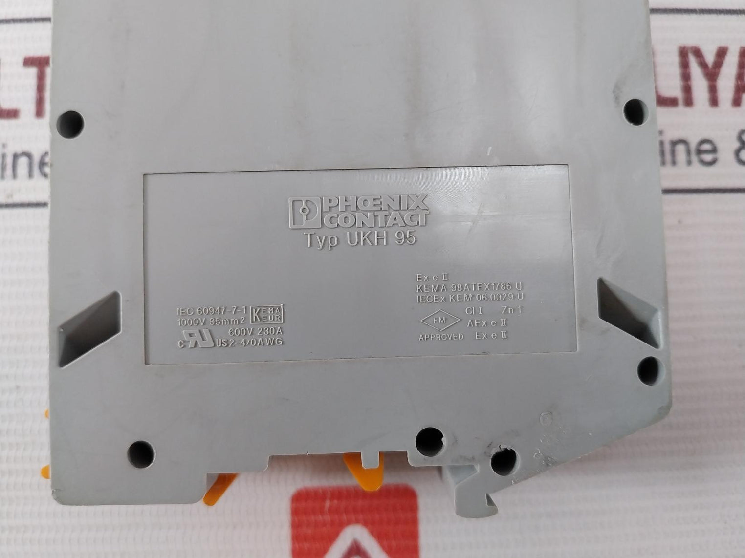 Phoenix Contact Ukh 95 High-current Terminal Block 600V 230A