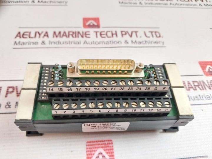 Phoenix Contact Um 45-d25Sub/S/Switch/Bk/So495 Interface Module