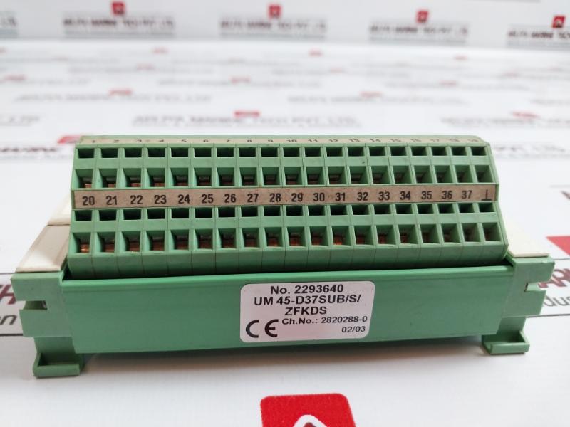 Phoenix Contact Um 45-d37sub/s/zfkds Interface Module 2293640