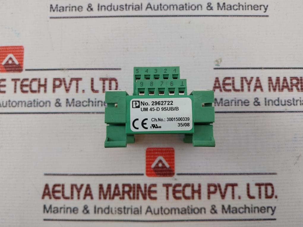Phoenix Contact UM 45-D 9SUB/B Interface Module 3001500339