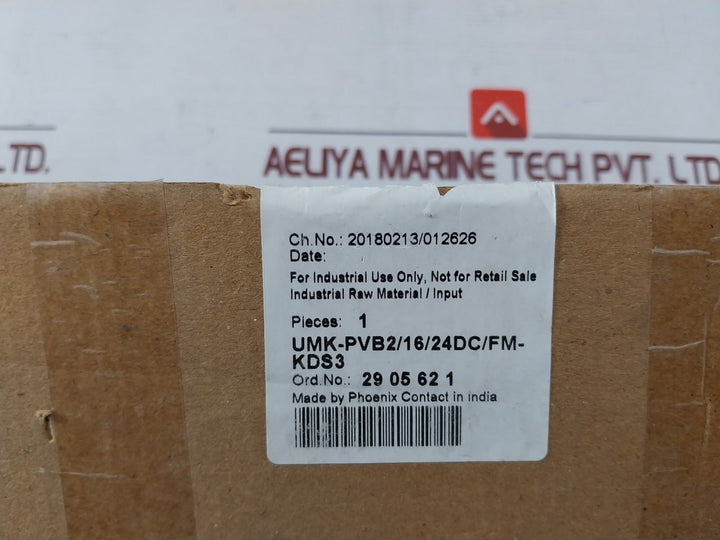 Phoenix Contact Umk-pvb2/16/24Dc/Fm-kds3 Relay Module 2905621