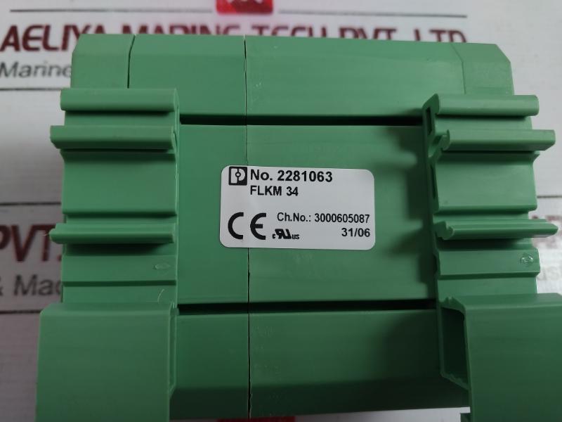 Phoenix Contact Umk-se 11,25-3 Flkm 34 Terminal Block 3000605087, 2281063