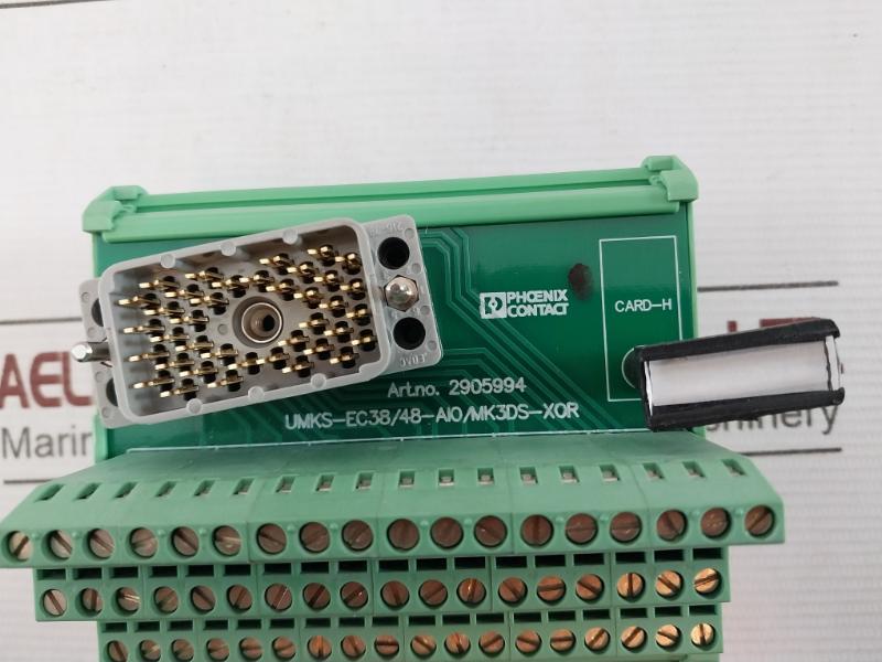 Phoenix Contact Umks-ec38/48-aio/Mk3Ds-xor Termination Board 2905994