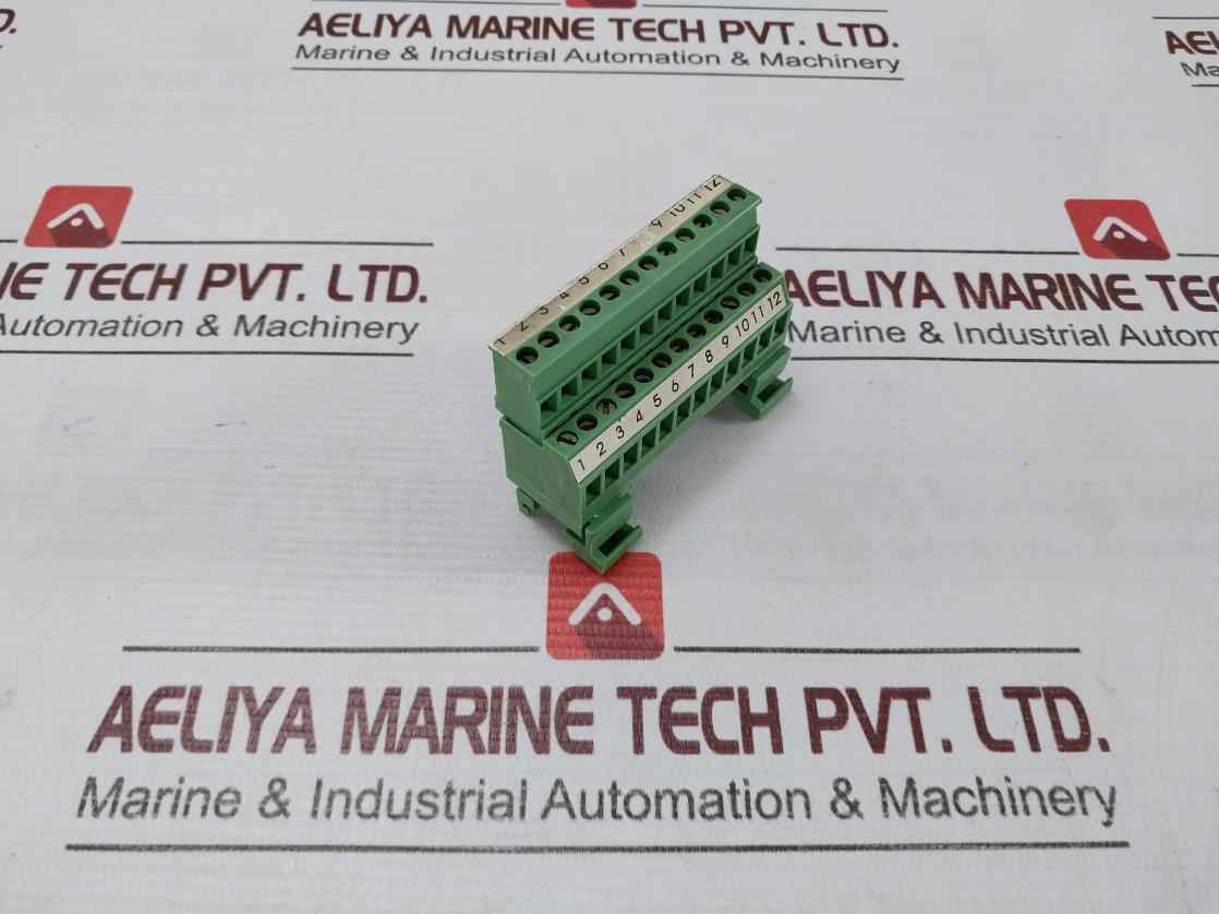 Phoenix Contact Umstbvk2,5-5,08 Din Rail Connector Terminal Block 250V 10A