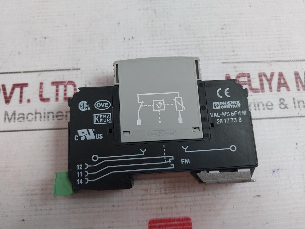 Phoenix Contact Val-ms 320/8 St/Gy Surge Protection 320V Ac 2817738
