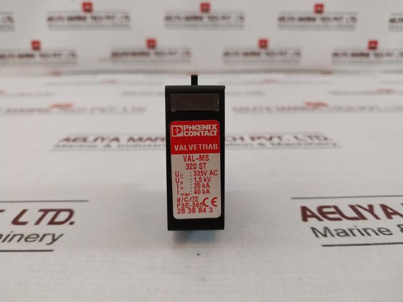 Phoenix Contact Val-ms 320 St Type 2 Surge Protection Plug 335V Ac 20Ka Max 40Ka