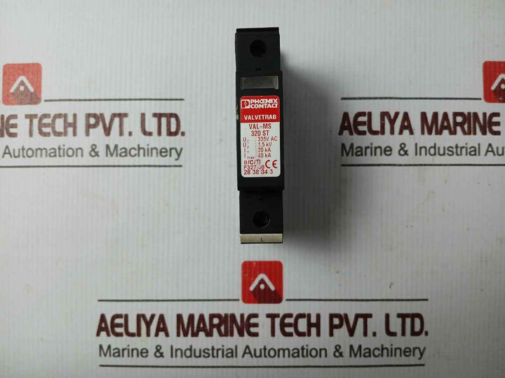Phoenix Contact Val-ms 320 St Valvetrab Protection Plug 335V Ac 2838843 40 Ka