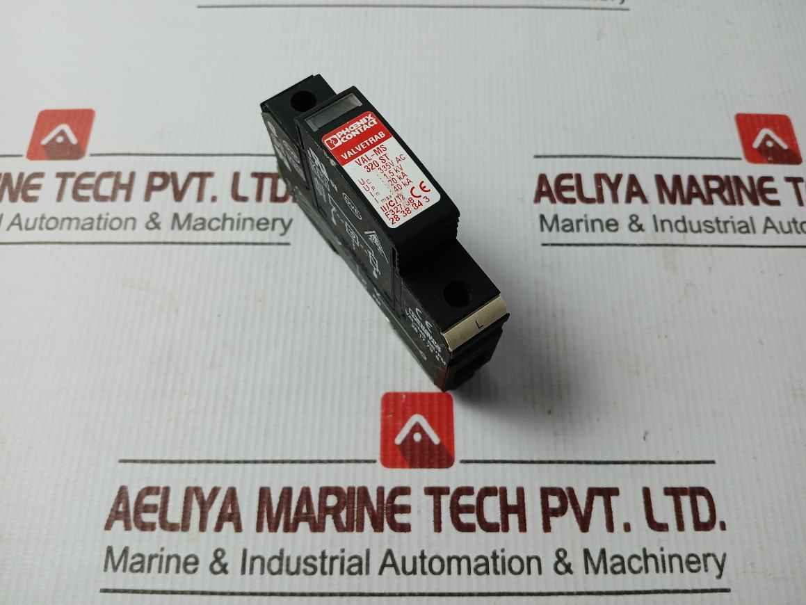 Phoenix Contact Val-ms 320 St Valvetrab Protection Plug 335V Ac 2838843 40 Ka
