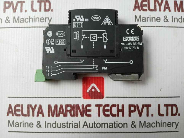 Phoenix Contact Val-ms 320 St Valvetrab Protection Plug 335V Ac 2838843 40 Ka