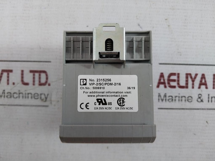 Phoenix Contact Vip-2/Sc/Pdm-2/16 Potential Distributor 12A 250V Ac/Dc