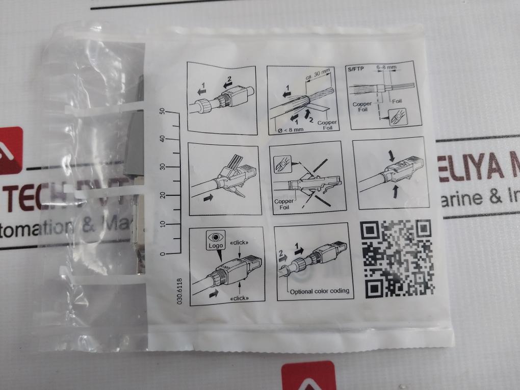 Phoenix Contact Vs-08-rj45-5-q/Ip20 Ethernet Connector 1656725