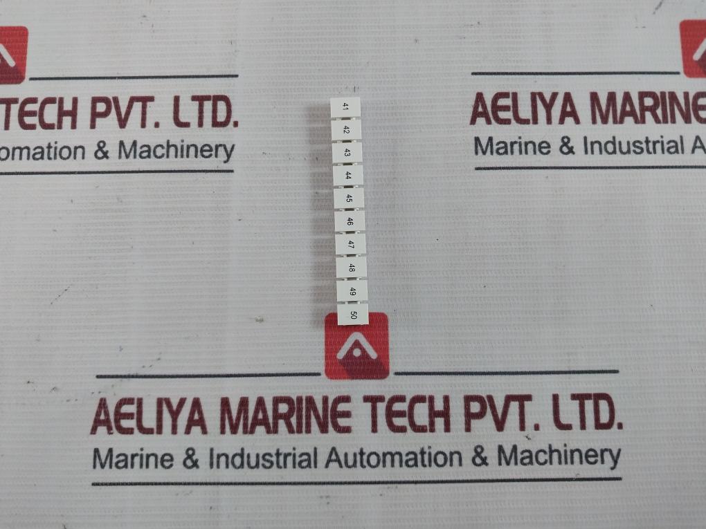 Phoenix Contact Zb 8,Lgs:Fortl.Zahlen 41-50 Marker For Terminal Block Packet