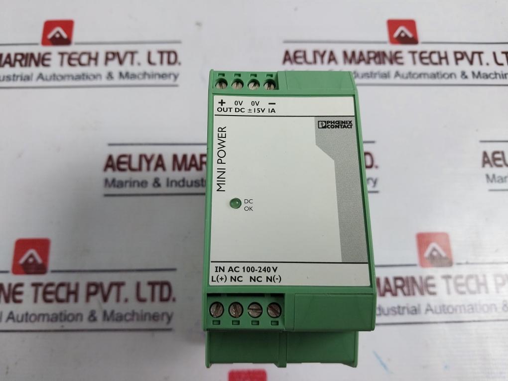 Phoenix Contact MINI-PS-100-240AC/2X15DC/1 Power Supply Unit 100-240V 50-60Hz - Aeliya Marine Tech