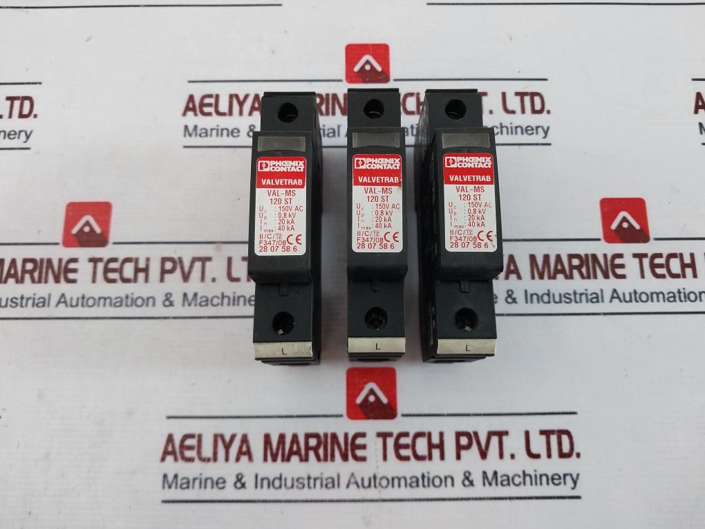 Phoenix Val-ms Surge Protection Plug 120 St, 150v Ac – Aeliya Marine Tech