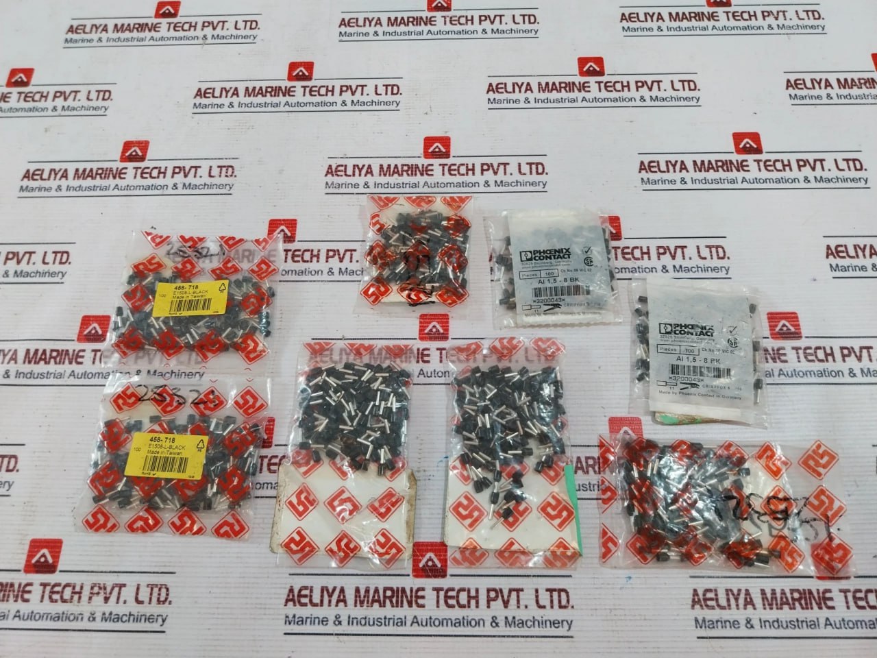 Phoenix Contact Ai 1,5-8 Bk Ferrule Bootlace Female 09 V/C 02 (1Bag = 100Pcs)