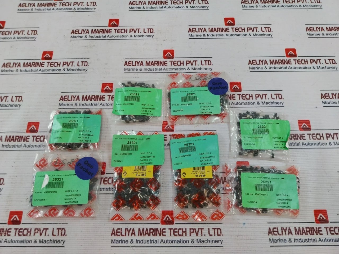 Phoenix Contact Ai 1,5-8 Bk Ferrule Bootlace Female 09 V/C 02 (1Bag = 100Pcs)