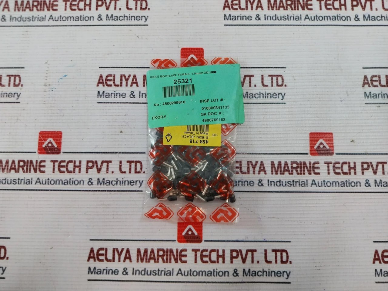 Phoenix Contact Ai 1,5-8 Bk Ferrule Bootlace Female 09 V/C 02 (1Bag = 100Pcs)