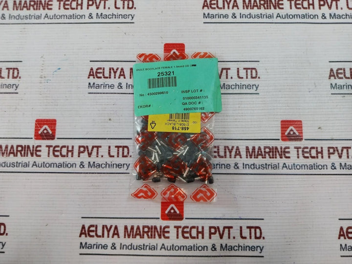 Lot Of 3X PHOENIX CONTACT AI 1,5-8 BK Ferrule Bootlace Female (1 Bag=100 Pcs)