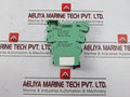 Lot of 3X Phoenix Contact PLC-BSC-24DC/21-21 Relay Socket, Terminal Block 24VDC