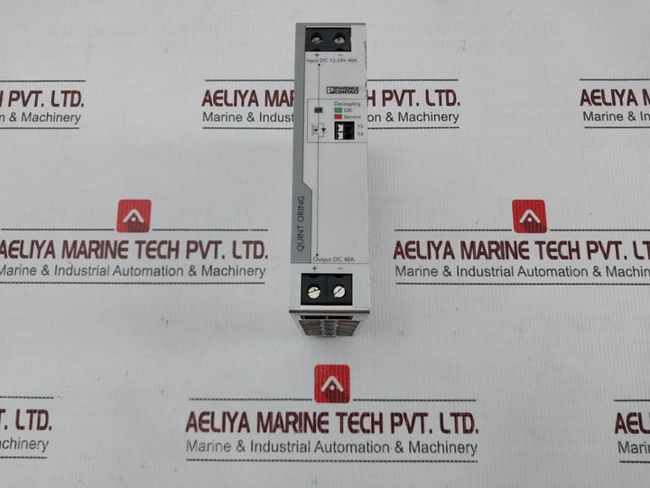 Phoenix Contact Quint4-s-oring/12-24Dc/1X40/+ Redundancy Module 12-24Vdc/8-26Vdc
