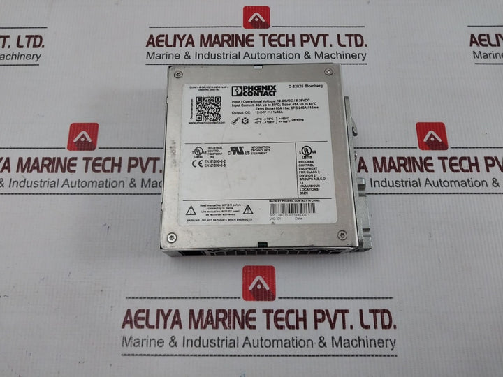 Phoenix Contact Quint4-s-oring/12-24Dc/1X40/+ Redundancy Module 12-24Vdc/8-26Vdc