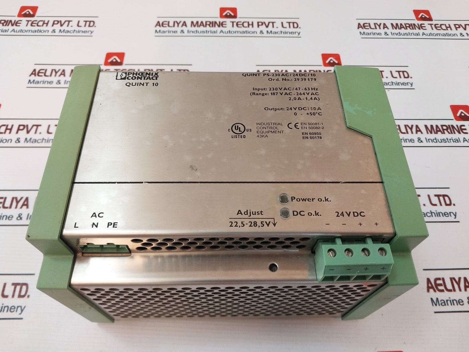 Phoenix Contact Quint Ps-230 Ac/24dc/10 Power Supply 24vdc/10a