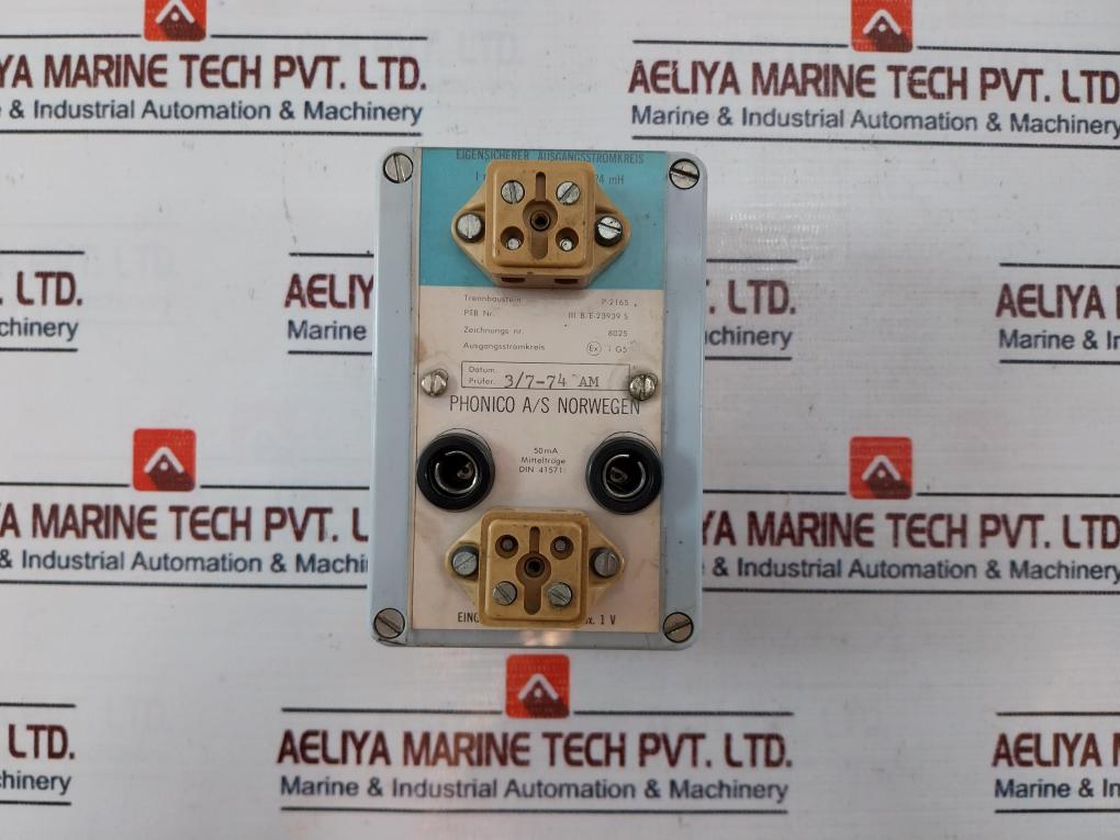 Phonico P-2165 Intrinsically Safe Output Circuit