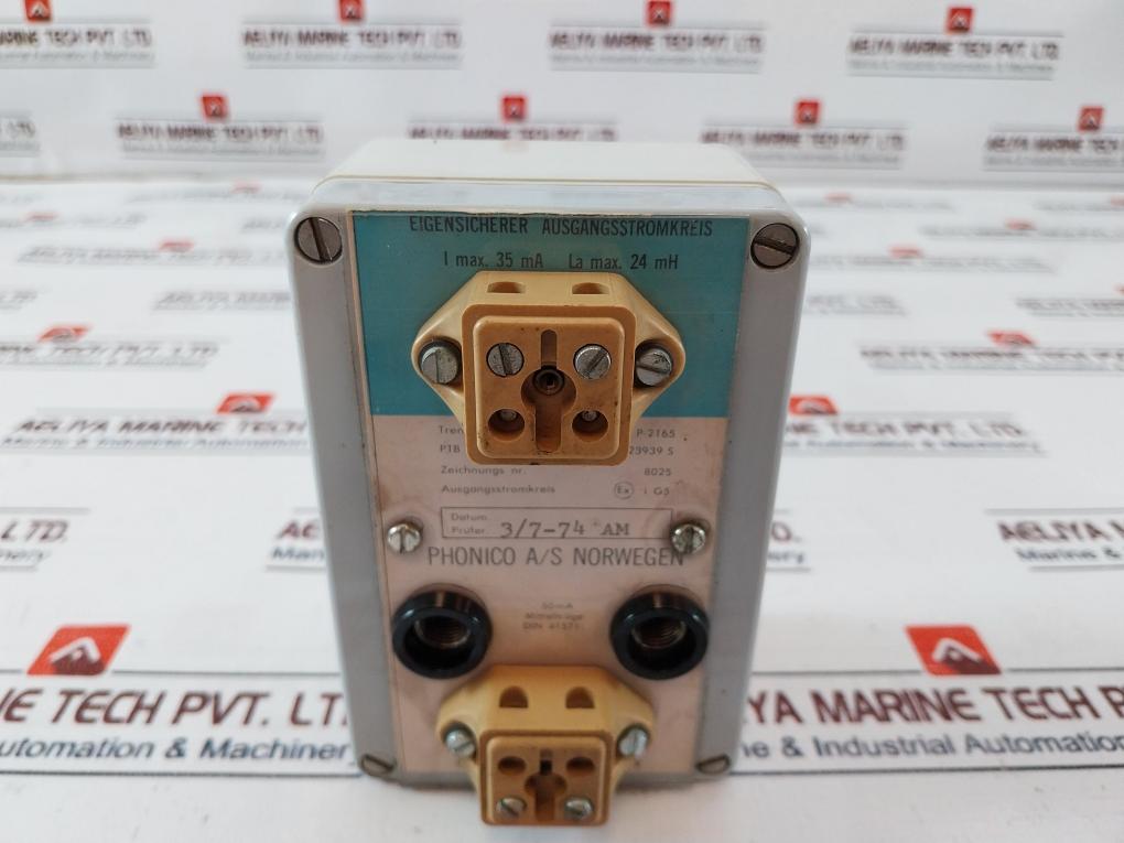 Phonico P-2165 Intrinsically Safe Output Circuit