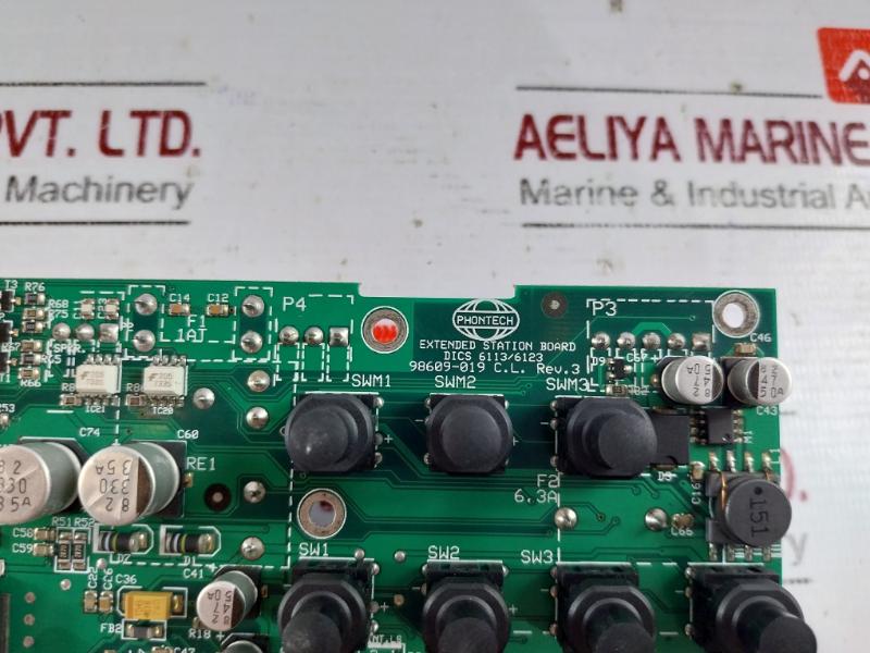 Phontech Dics 6113/6123 Extended Station Board 98609-019 Rev 3
