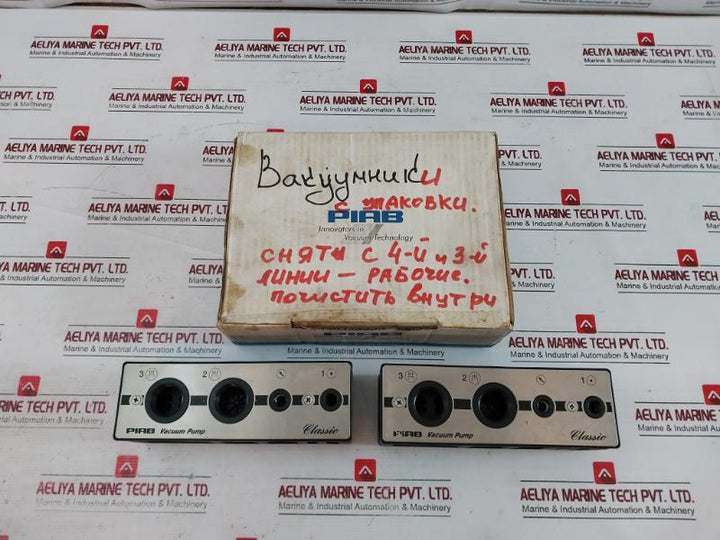 Piab M100B6-dn Vacuum Pump P(Opt)0.4-0.6 Mpa 58-87 Psi