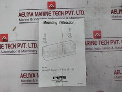 Piab M100B6-dn Vacuum Pump P(Opt) 0.4-0.6Mpa 58-87Psi 25-120 Kit