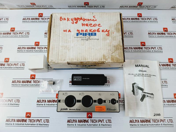 Piab M100B6-dn Vacuum Pump P(Opt) 0.4-0.6Mpa 58-87Psi W/ F+R 105-106-110-111 Set