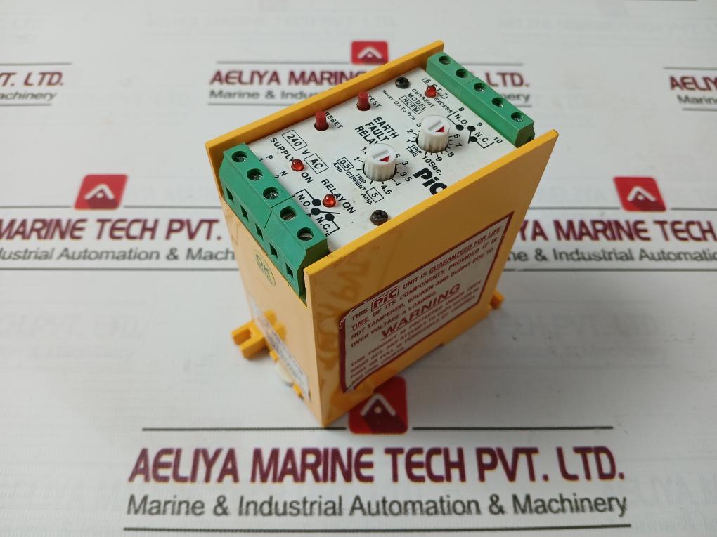 Pic Nofm 1 Phase Earth Fault Relay 1-10 Sec 240V Ac