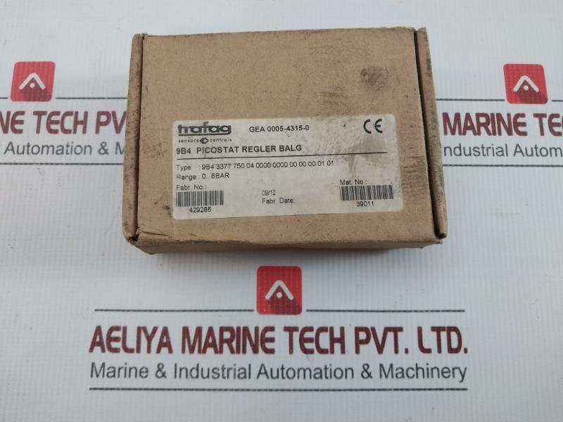 Picostat Pressure Switch 12 Bar/1.2 Mpa Trafag 9B4.3377