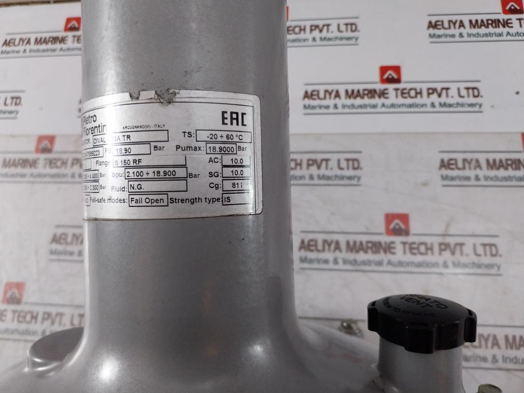 Pietro Fiorentini Dival 600A Tr Gas Pressure Regulator 18.90 Bar