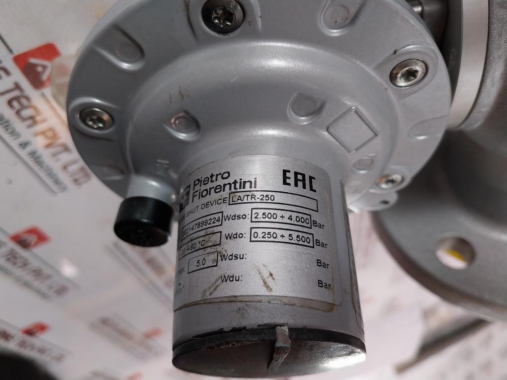 Pietro Fiorentini Dival 600A Tr Gas Pressure Regulator 18.90 Bar