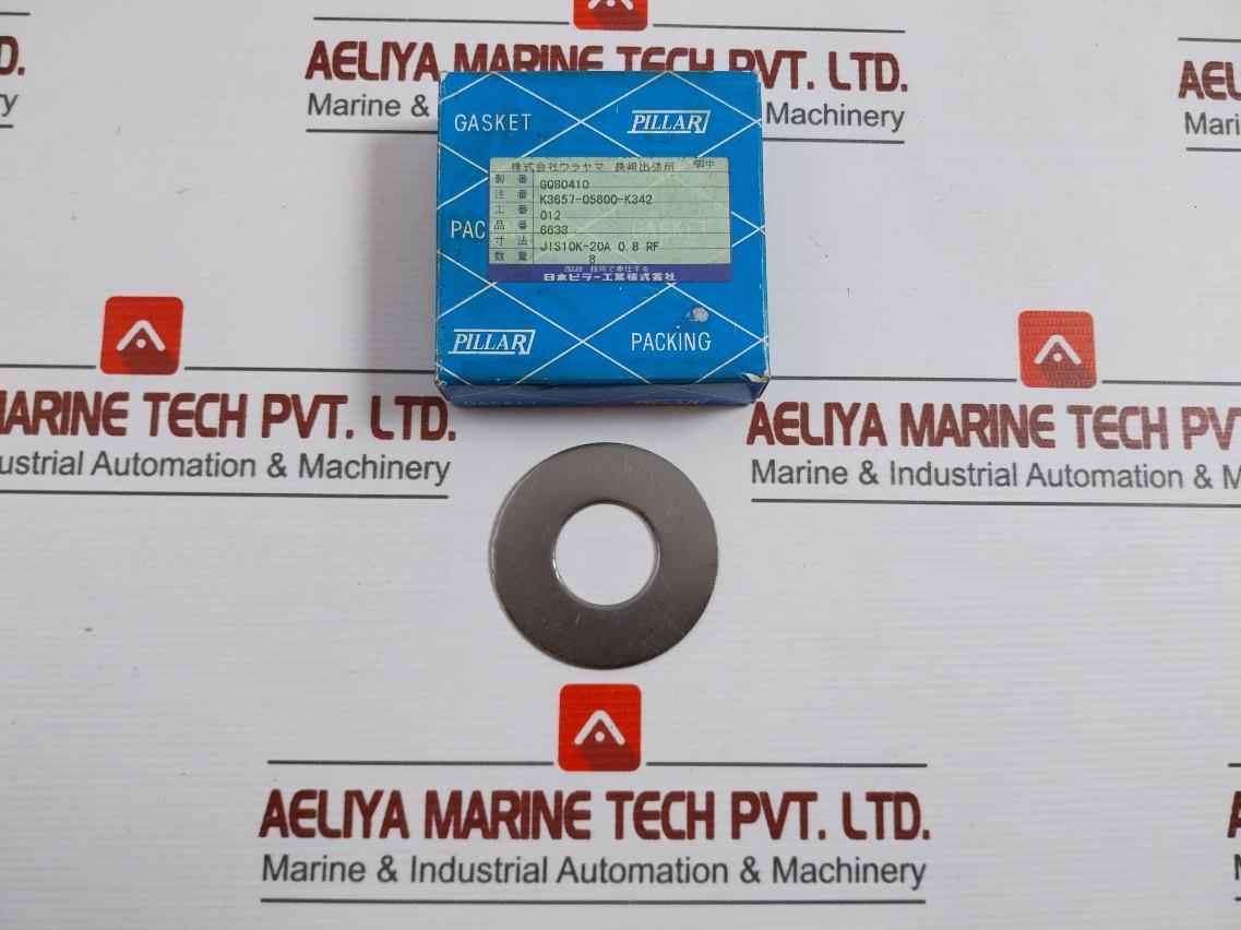 Pillar 10K-20A 13.24 Flange Gasket (1 Box=8 Pcs)